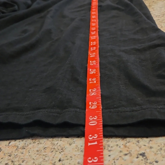 Sun Tees Black 100% Cotton Short Sleeve Long Length Women 2XL - Picture 8 of 8